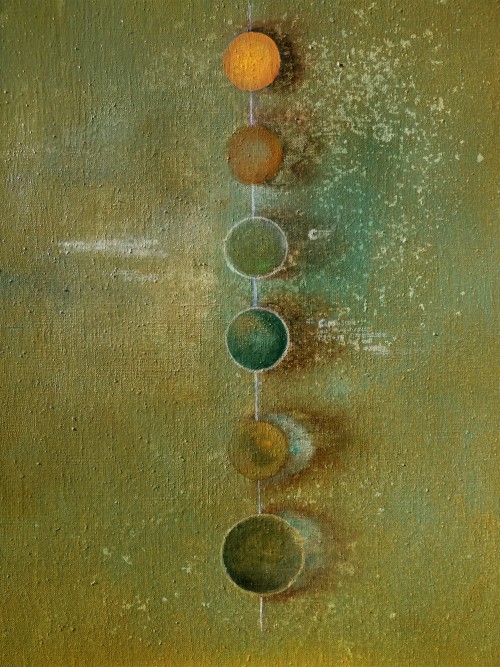 Vertical Hold/C.D. Friedrich, 2014, 92x65cm