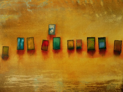 Points d'Attache, 2015, 70x100cm